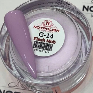 NotPolish Glow In The Dark Dip Powder 2 Oz - G 14 Flash Mob