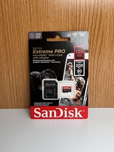 SanDisk Extreme PRO microSDHC 200MB with Adapter 128GB - Picture 1 of 2