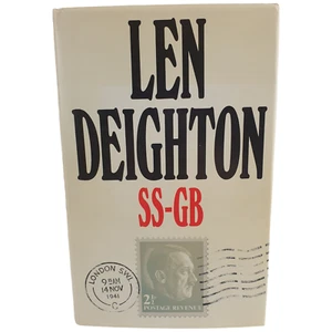 Len Deighton SS-GB 1st Edition Vtg Novel UK 1978 HC DJ German War Military Good - Picture 1 of 12