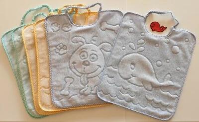 BAVAGLINI CON ELASTICO ASILO SCUOLA MATERNA  BIMBO BAMBINO MASCHIO - Immagine 1 di 2