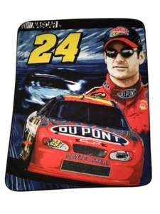 JEFF GORDON #24 NASCAR Fleece Throw Blanket 48 x 57 - Picture 1 of 2