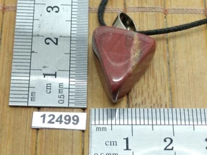 pendentif JASPE ARC EN CIEL + cordon reglable lithotherapie reiki rainbow quartz - Picture 1 of 2