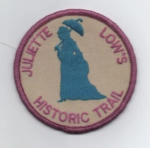 Juliette Low's Historic Trail Patch, Girl Scout of America, Mint - Imagen 1 de 1