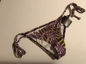 Victoria’s Secret Swimwear Skimpy String Bikini Geometric Purple XS M L NWT - Picture 1 of 7