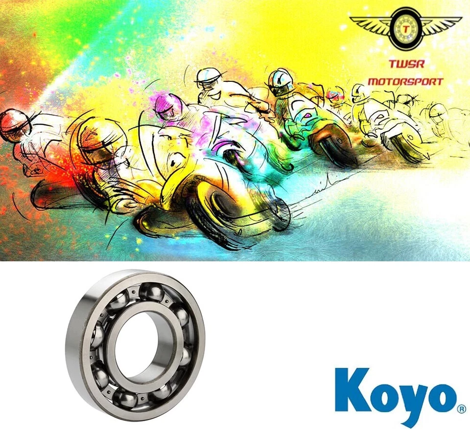 Koyo 63/22 C4 Motorcycle Main Crankshaft Bearing 22x56x16mm - Image 1 of 1