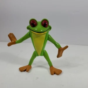 RFC Rain Forest Cafe The Green Tree Frog Action Toy Figure 2000 Vintage Posable - Picture 1 of 7