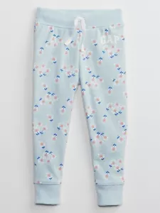 NEW $25 GAP Toddler Girls Blue Daisy Lightweight Jogger Sweatpants Size 2T - Picture 1 of 1