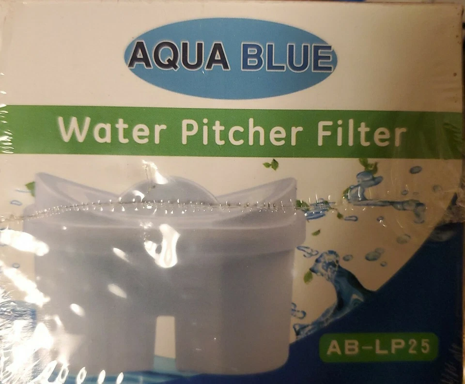 Paquete de 3 filtros para jarra de agua Aqua Blue AB-LP25 NUEVO SELLADO Foto 1 de 1