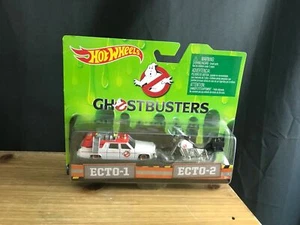 NEW Hot Wheels Ghostbusters 2 VEHICLE SET Ecto-1 Cadillac/Ecto-2 Motorcycle 1:64 - Picture 1 of 6