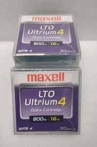 Lot of 3 -Maxwell LTO Ultrium 4 Date Cartridges 800GB 1.6TB - New Sealed - Picture 1 of 3