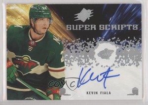 2021-22 SPx Superscripts Kevin Fiala #SS-KF Auto