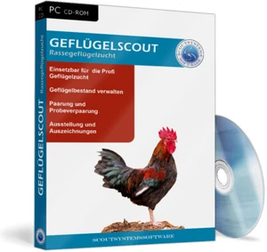 Geflügelzucht Software, Hühner,Enten,Gänse,Fasane,Abstammung,Zucht,Gelege,Eier - Bild 1 von 1
