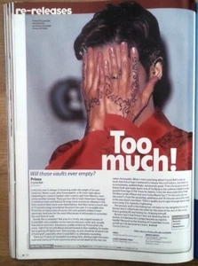 PRINCE Crystal Ball review 1998 UK ARTICLE / clipping - Imagen 1 de 1