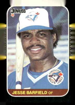 1987 Leaf #127 Jesse Barfield - Image 1 of 2