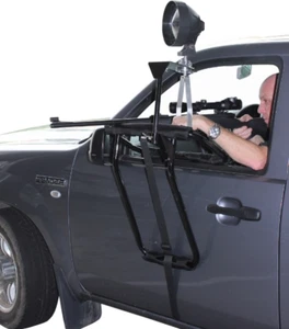 NEW SteadyRest PACKAGE Car Door Shooting Rest with Halogen 7" Spotlight & Mounts - Picture 1 of 4