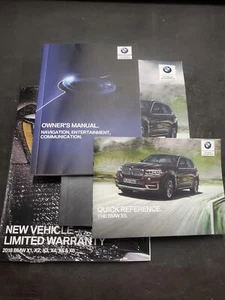 BMW X5 2018 OEM manual del propietario con estuche de cuero - Imagen 1 de 13