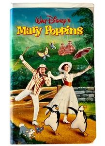 Walt Disney's Mary Poppins (1964-VHS) - in Clamshell Case with Julie Andrews - Picture 1 of 3