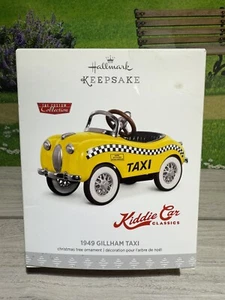 Hallmark Keepsake Kiddie Car Classics 1949 Gillham Taxi Christmas Ornament - NEW - Picture 1 of 2