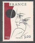 France #1520 (A743) VF MNH - 1977 3fr Head and Eagle, by Pierre-Yves Tremois