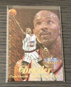 1997-98 Flair Showcase CLYDE DREXLER #43 Rare Row 1 SP NBA Card Beauty - Picture 1 of 1