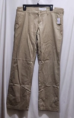 Pantalones Aeropostale Caqui Elastizados Niños Talla 13/14 Largos Nuevos Foto 1 de 4