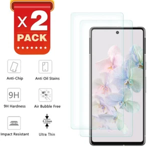 2Pack Tempered Glass Screen Protector For Google Pixel 7 / Pixel 7a - Picture 1 of 9