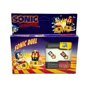 Sonic the Hedgehog Dual Top Launcher Tomy Spinjas Vintage Toy Complete 1990s - Picture 1 of 8