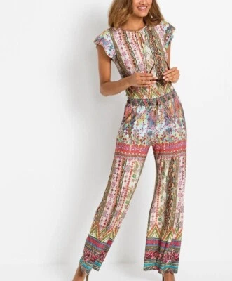 Overall mit Flügelärmel Ethnomuster hellrosa Gr.48 - Bild 1 von 4