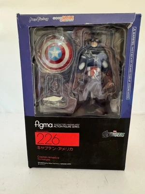 Figma Captain America #226 Avengers Action Figure Max Factory Good Smile Company - Image 1 of 4