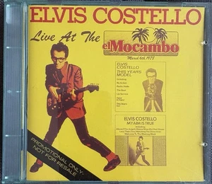 Elvis Costello & the Attractions Live At The El Mocambo CD 1993 Reissue NM/NM/EX - Imagen 1 de 3