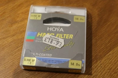 hoya HMC filter close up +2 58.0s multicoated camera lens filter - Image 1 of 3