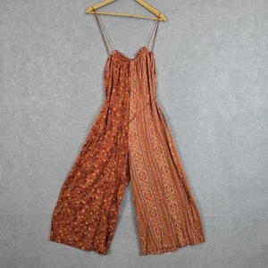 Tigerlily Jumpsuit Womens 10 AU / 6 US Floral Print Wide Leg Boho Hippie Belt - Picture 1 of 16