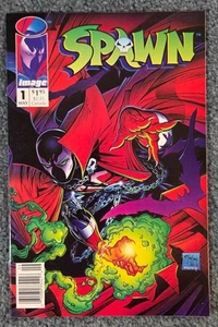 Spawn #1 Image 1992 1st App. of Spawn 1st Print Newsstand McFarlane - VF - Picture 1 of 3