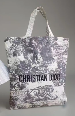 Christian Dior Tote Bag Gray & Beige GWP/ Novelty VIP NEW - Image 1 of 4