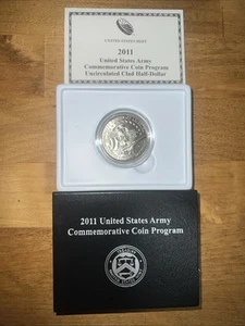 2011-D US Army Commemorative Half Dollar Uncirculated US Mint 50C - Picture 1 of 1