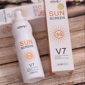 Spray Protector Solar V7 FPS 50 Blanqueador Flores Mágicas 200ml Protección UV Corea - Imagen 1 de 2
