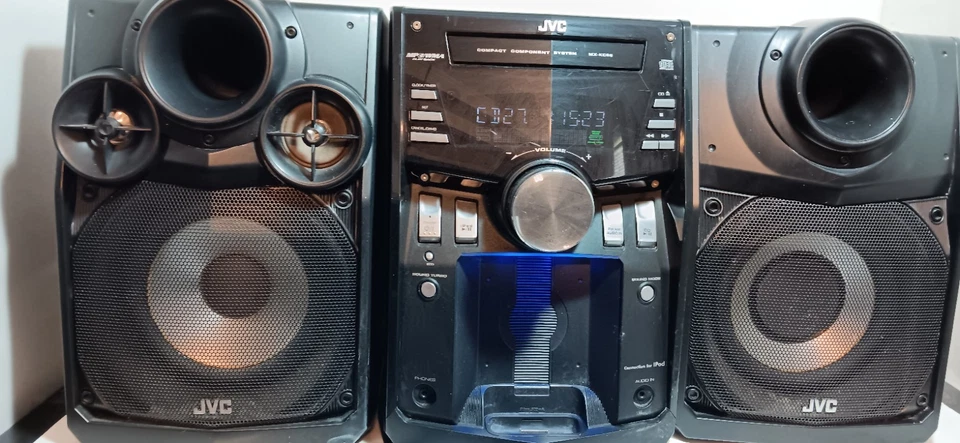 JVC MX-KC68 CD i dock 400W Stereo System With Subwoofer And Remote - 1  Speaker - Image 1 of 3