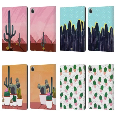 FUNDA BILLETERA LIBRO CUERO ESTAMPADOS CACTUS HEAD CASE DESIGNS PARA APPLE iPAD Foto 1 de 4