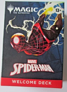 NYCC 2025 HASBRO MAGIC THE GATHERING SPIDER-MAN WELCOME DECK GREEN MILES MORALES - Picture 1 of 3