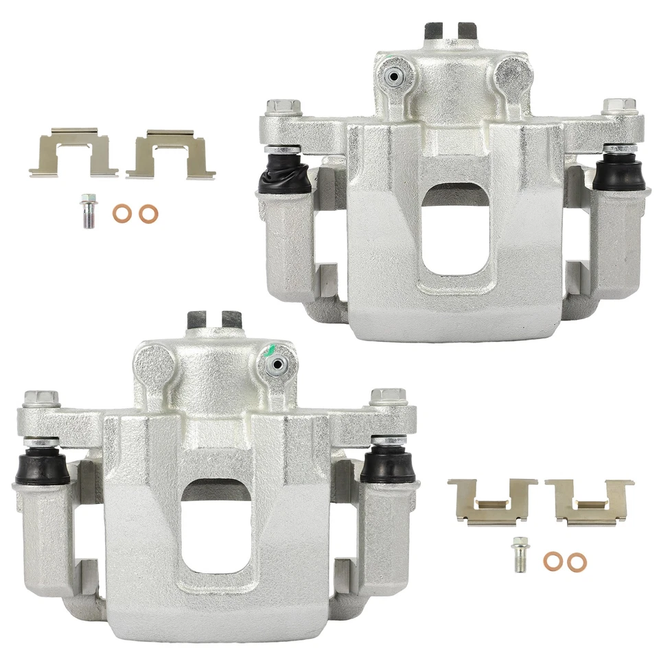 Pinzas de freno delanteras para Nissan D21 1986-1993 1994 tracción trasera 2 piezas 19B956A 19B957A Foto 1 de 4