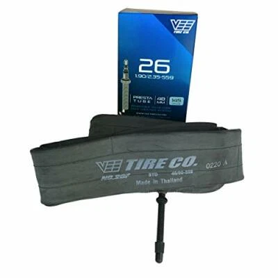 VEE TIRE CO. Pair of 26x2.35 Vee Tire 26 inch Bike Tire Bicycle Inner Tubes 48mm Presta Valve