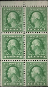 SAVOYSTAMPS USA Scott # 462a 1916-18 F M/VF MH 1c WASHINGTON CV-$ 9.5 - Picture 1 of 1