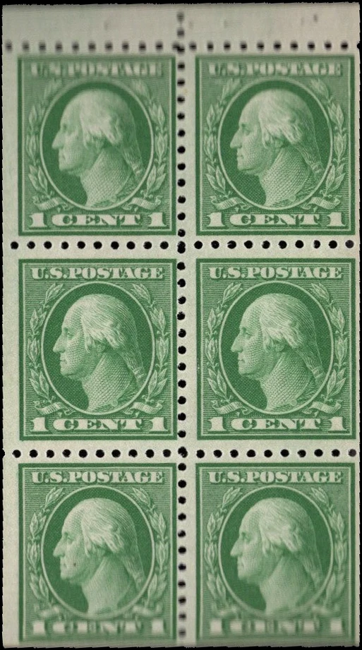 SAVOYSTAMPS USA Scott # 462a 1916-18 F M/VF MH 1c WASHINGTON CV-$ 9.5 - Image 1 of 1