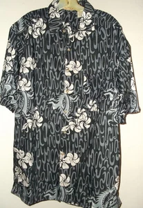NUEVA CAMISA HAWAIANA DRAGONES Y FLORES TALLA XL por EVEREST - Imagen 1 de 1