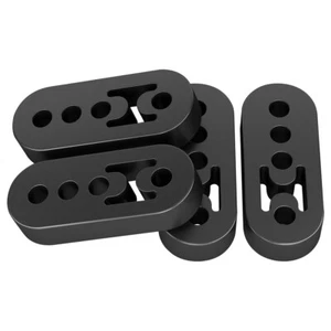 Performance Polyurethane Rubber Exhaust Hangers Adjustable Muffler Universal X4 - Picture 1 of 4