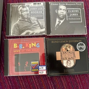 FOUR Blues CDs Hooker James BB King Jefferson - Picture 1 of 7