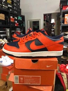 Nike Dunk Low Syracuse 2004 flash orange cojp Vintage sb pro supreme size 10 - Picture 1 of 11