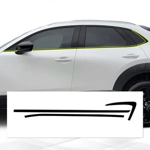 Fits Mazda Cx-30 2020-2025 Side Window Chrome Delete Decal Blackout Vinyl Trim - Bild 1 von 6