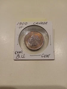 1900-H, CANADA Large Cent, Gem B.U. - Picture 1 of 4