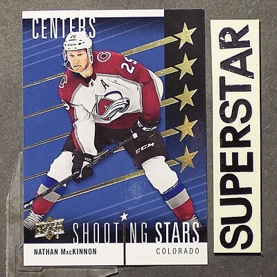 NATHAN MacKINNON  2019-20  Upper Deck Shooting Stars C  #SSC5 Colorado Avalanche - Image 1 of 2